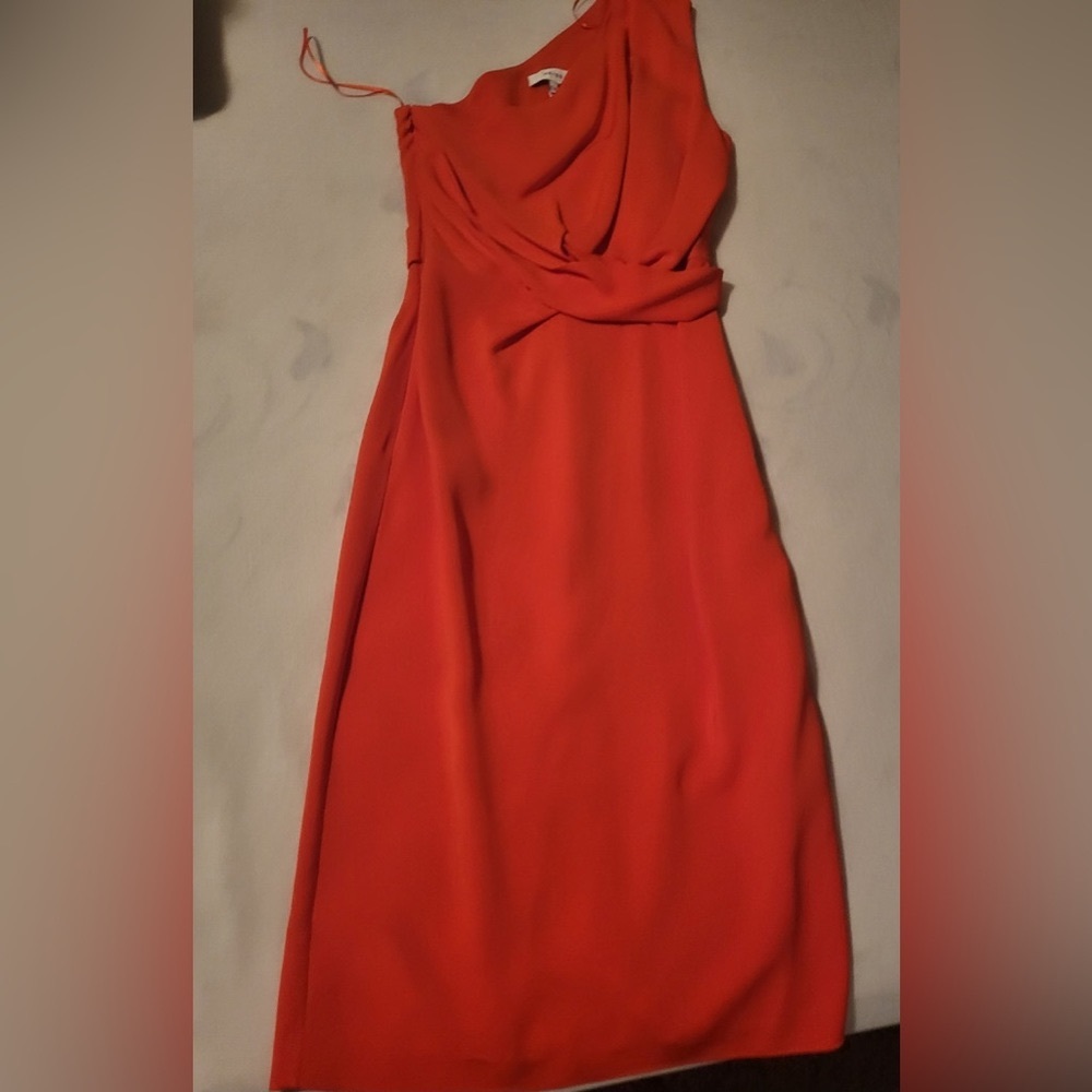 Red dress reiss color red size 4